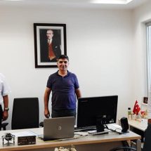 Üsküdar Telekom Müdürlüğü’ne atanan Ahmet KOÇAK beyi ziyaret ettik