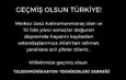Geçmiş Olsun Türkiyem